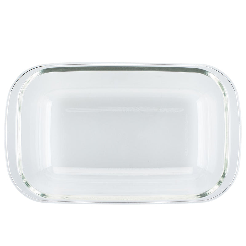 Airtight-Leakproof Borosilicate Glass Loaf Pan with Lid