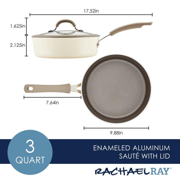 Cook + Create 3-Quart Nonstick Sauté Pan with Lid