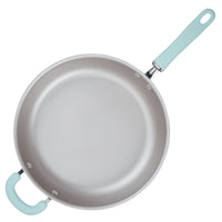 Create Delicious 12.5-Inch Hard Anodized Nonstick Induction Deep Frying Pan with Helper Handle