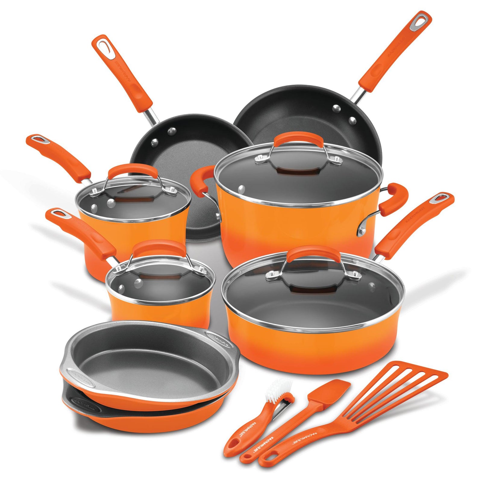 Classic Brights 15 Piece Cookware Set PotsandPans
