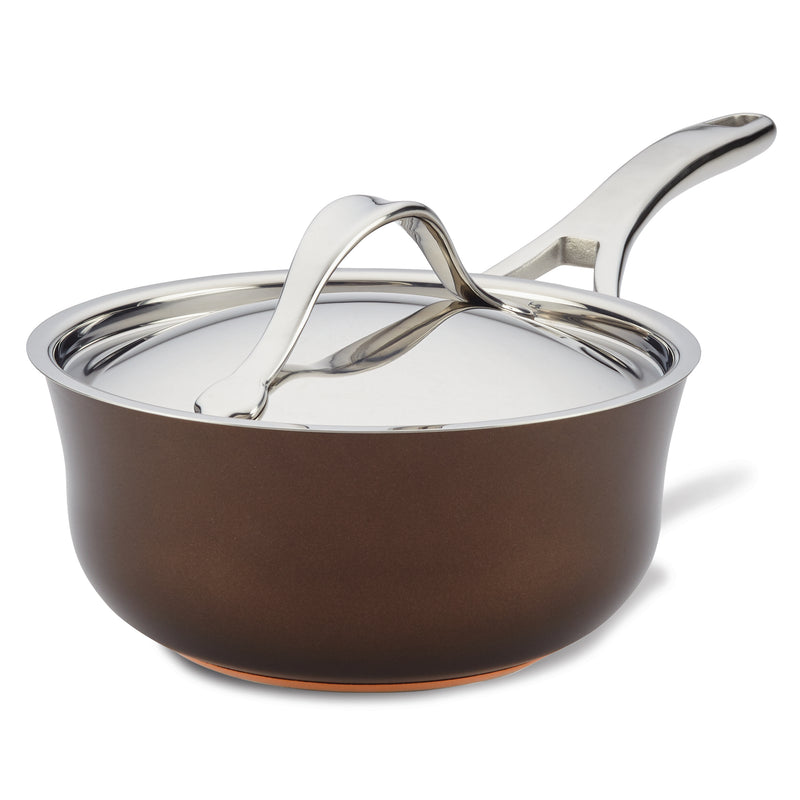 Nouvelle Copper Luxe 2.5-Quart Saucier with Lid – PotsandPans