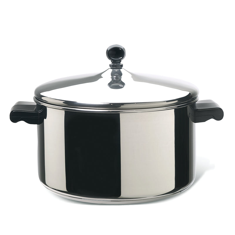 Classic Stainless Steel 6-Quart Covered Stockpot