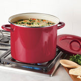 Create Delicious 12-Quart Hard Anodized Nonstick Induction Covered Stockpot