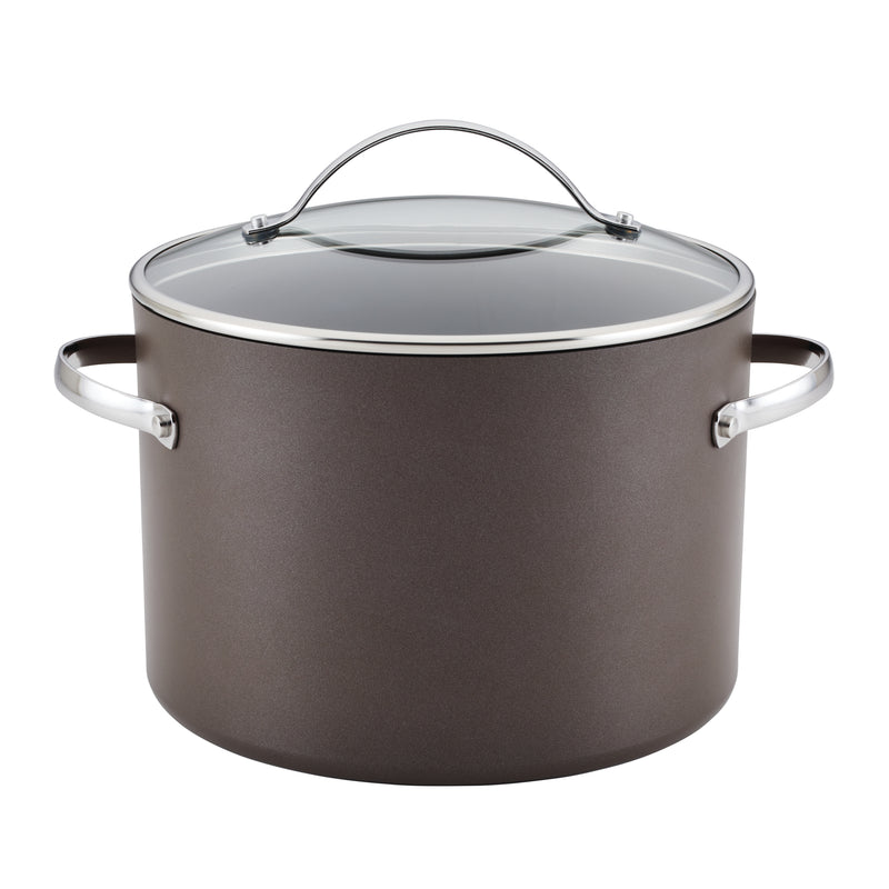 Hard-Anodized Nonstick 10-Qt. Stockpot with Lid