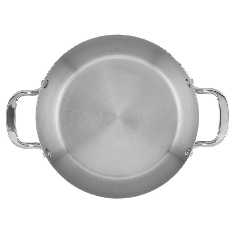 3-Ply Base Stainless Steel 4-Quart Casserole with Lid