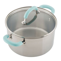 Create Delicious Stainless Steel 10-Piece Cookware Set