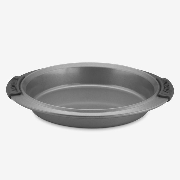 Advanced 9-Inch Round Cake Pan with Silicone Grips