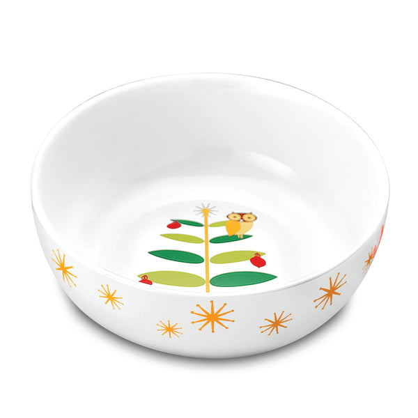 Holiday Hoot 10-Inch Serving Bowl