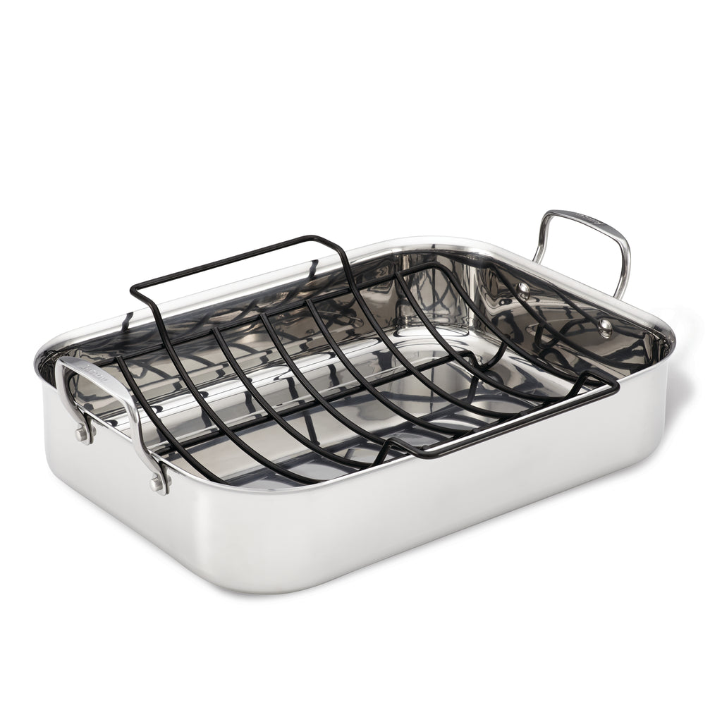 Anolon Tri-Ply Clad Roaster - Thumbnail 2