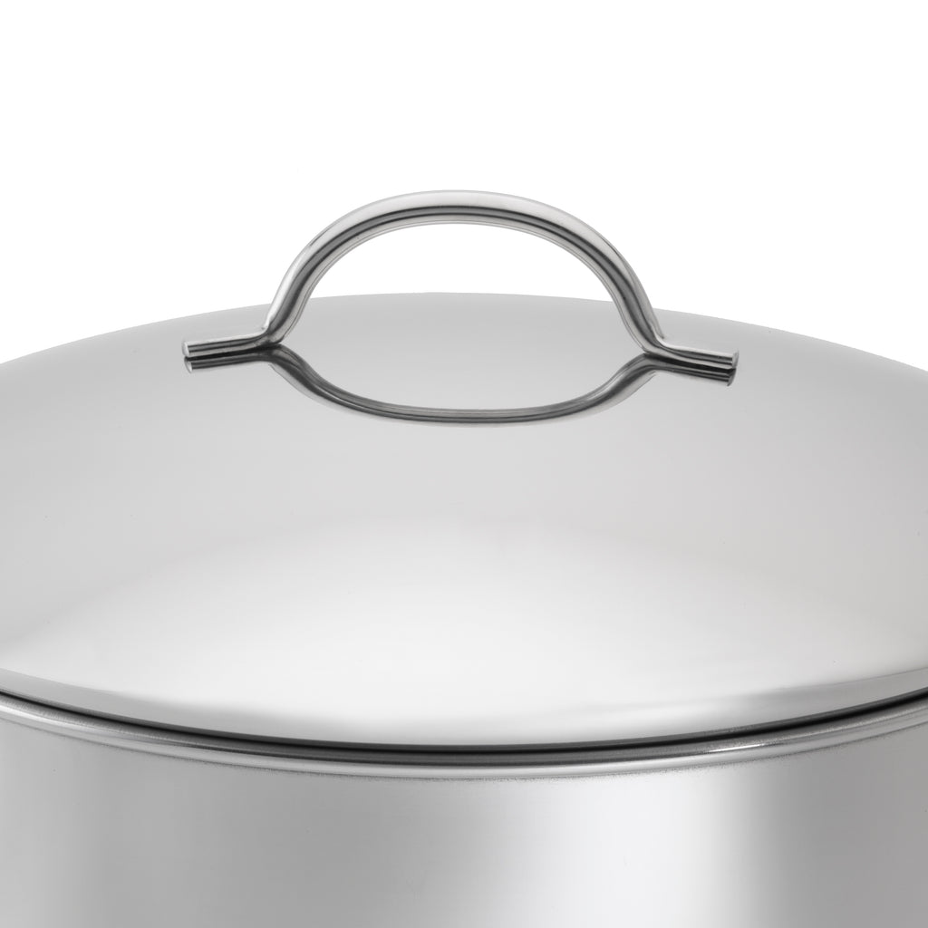 Classic Stainless Steel 16Quart Covered Stockpot PotsandPans
