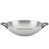 Stainless Steel 5-Ply Clad 15-Inch Wok