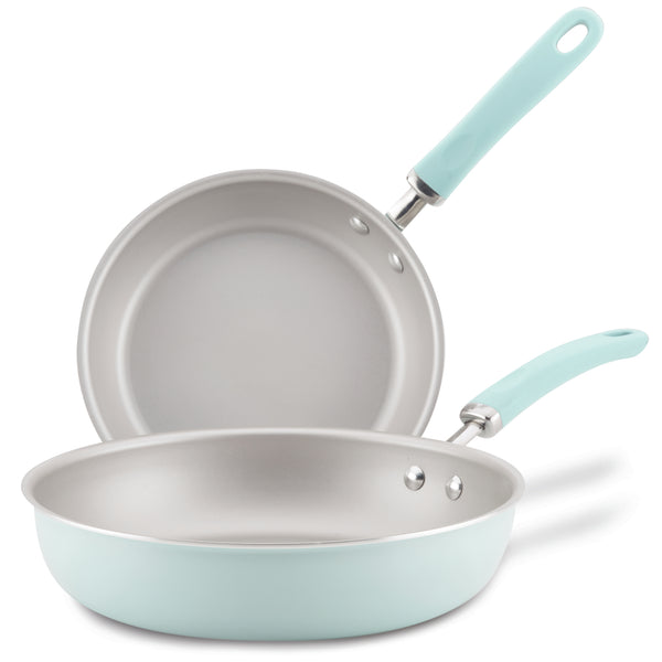 Create Delicious 9.5" and 11.75" Hard Anodized Nonstick Induction Frying Pan Set