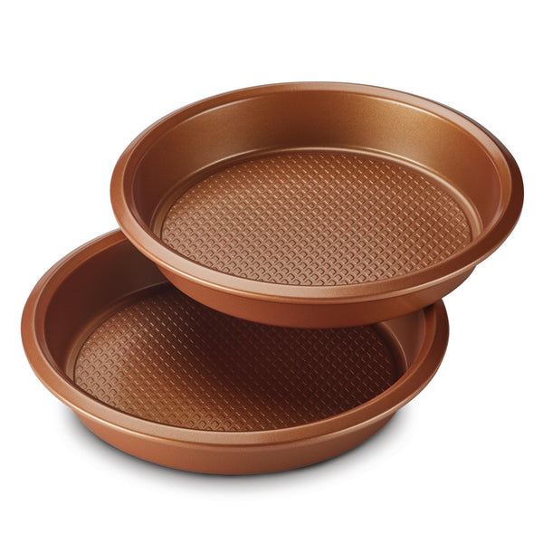 2-Piece 8-Inch Nonstick Round Cake Pan Set