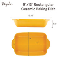 9-Inch x 13-Inch Ceramic Baking Dish