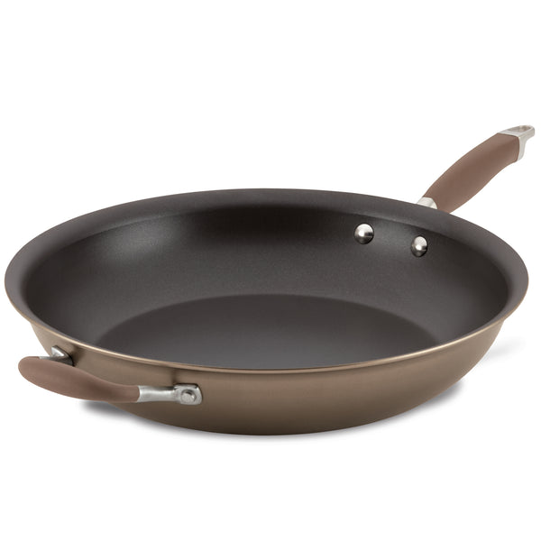 Advanced 14-Inch Frying Pan with Helper Handle