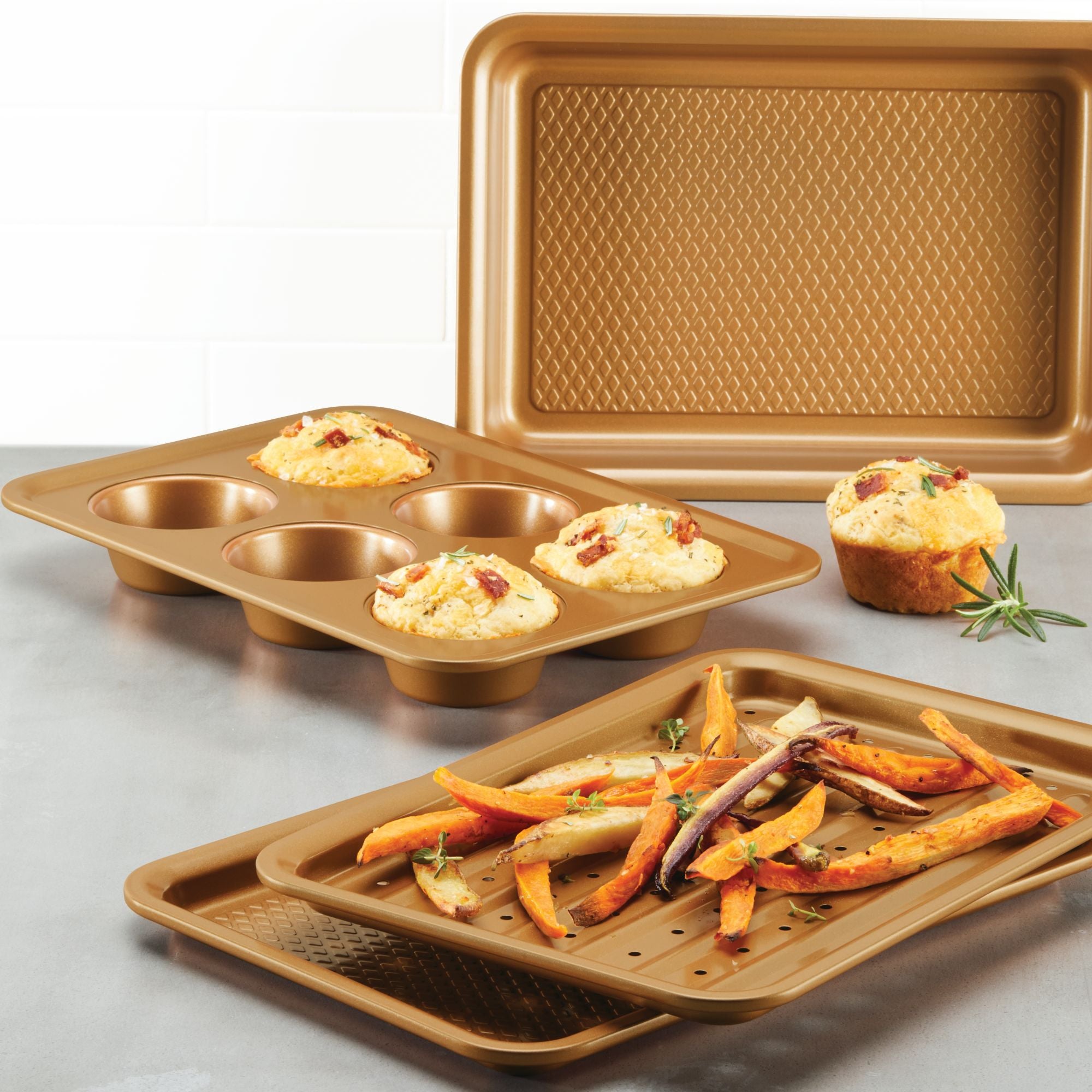 4Piece Toaster Oven Baking Set PotsandPans