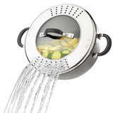 Momentum Hard Anodized 5.5-Quart Straining Casserole