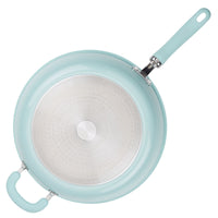 Create Delicious 12.5-Inch Hard Anodized Nonstick Induction Deep Frying Pan with Helper Handle