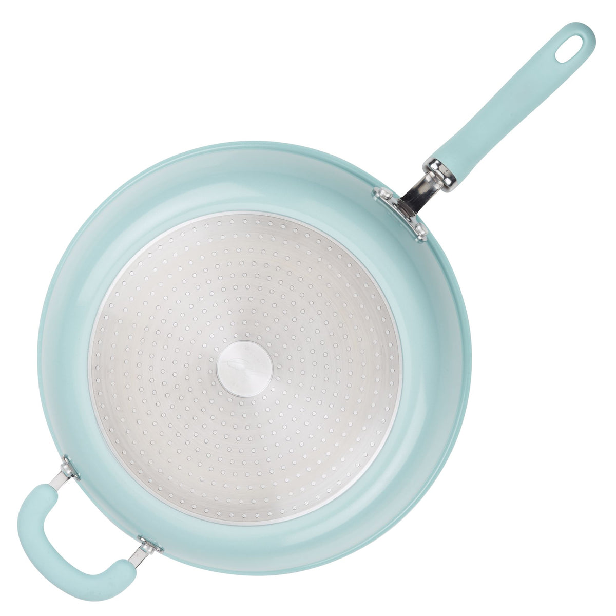 Create Delicious 12.5-Inch Hard Anodized Nonstick Induction Deep Frying Pan with Helper Handle