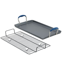 Advanced Home 10" x 18" Double Burner Griddle